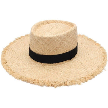chapeau de paille tressée